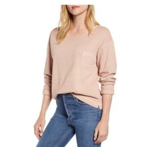 Alex Mill scoop neck double weave long sleeve